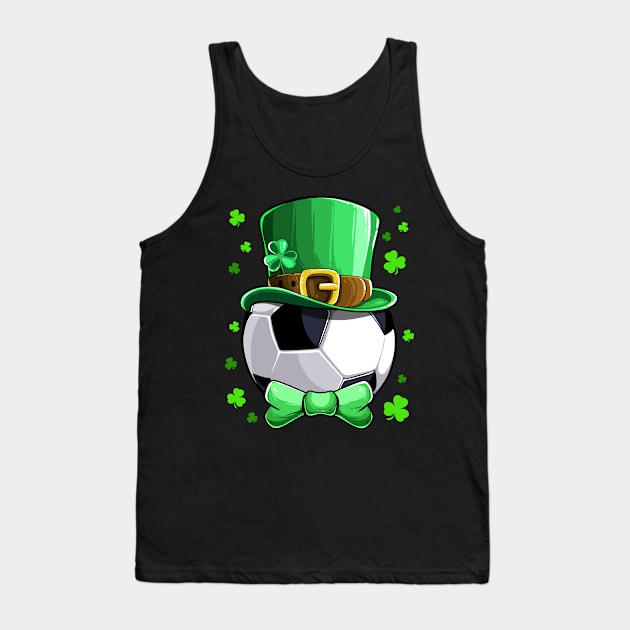 St Patricks Day Leprechaun Soccer Ball Costume Tank Top by snnt